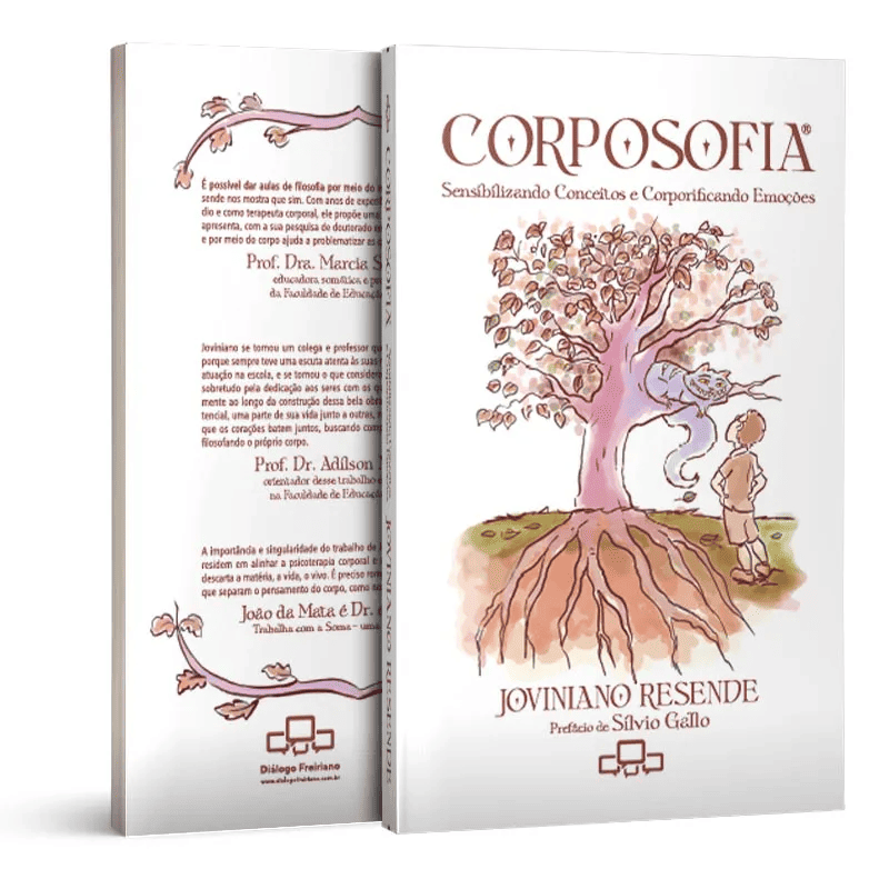 Capa do livro Corposofia®: Sensibilizando Conceitos e Corporificando Emoções, de Joviniano Resende